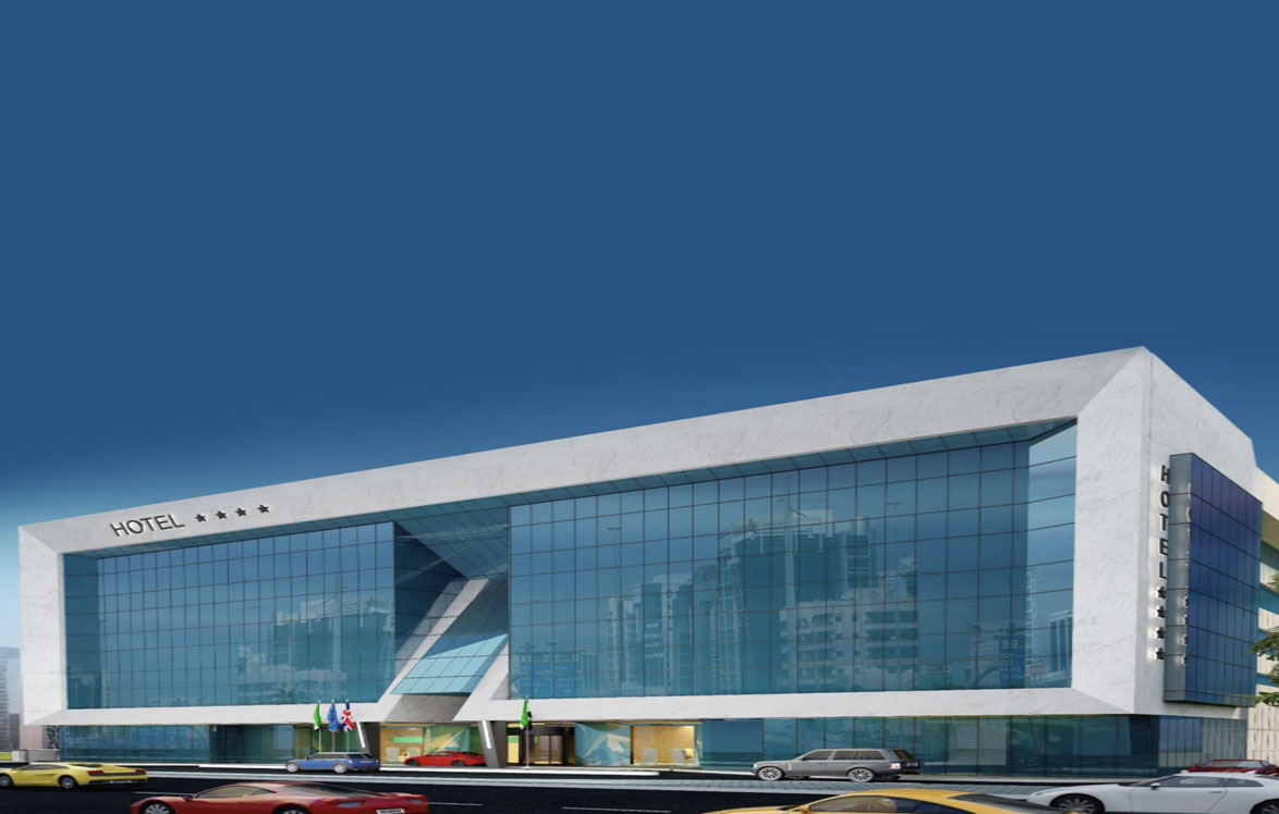 Hotel (B+G+M+3) Floors+Roof) On Plot No.2210130 at Dubai International Airport, Dubai