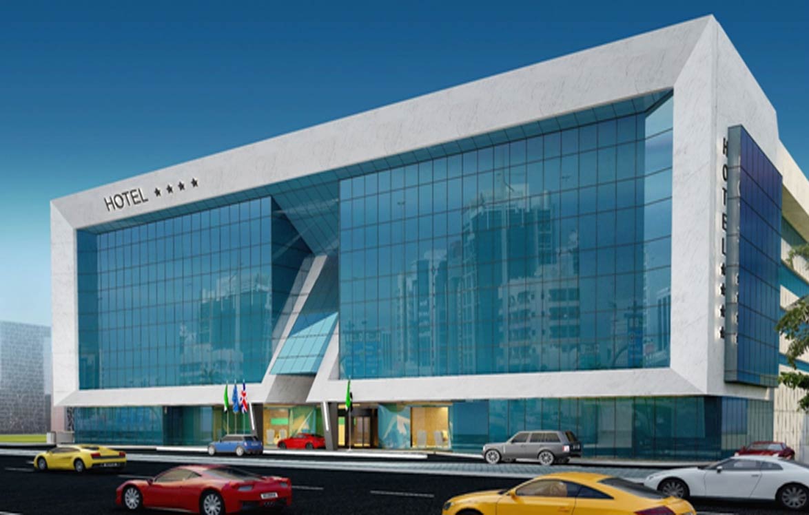 Hotel (B+G+M+3) Floors + Roof) On Plot No.2210130 at Dubai International Airport